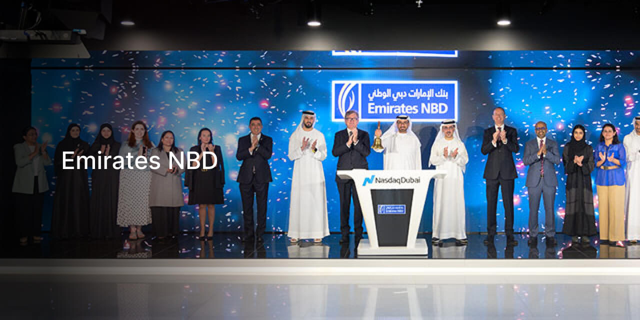 Emirates NBD Nasdaq's market-opening bell, 9 Nov 2022